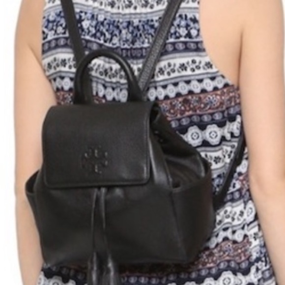 Tory Burch Thea Mini Backpack Black - Picture 12 of 12